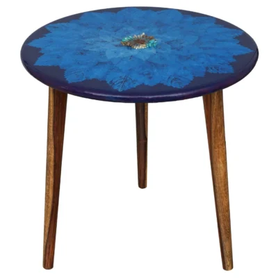 Wooden Round Side Table