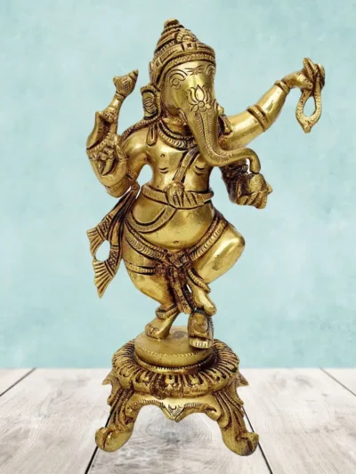 Brass Dancing Lord Ganesha